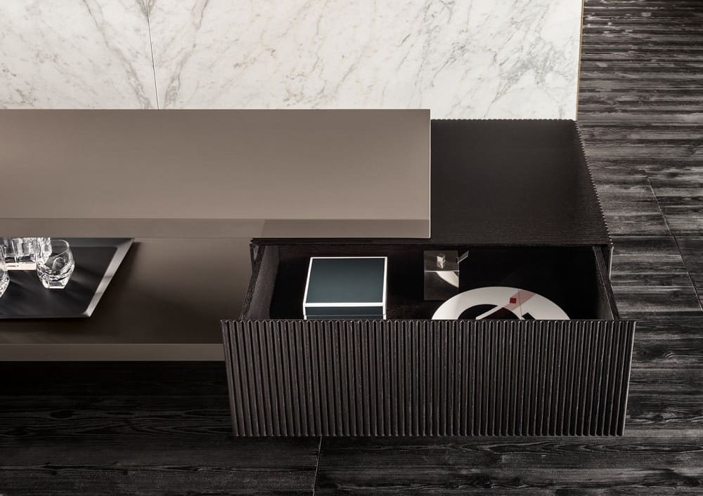 Minotti Aylon TV cabinet в интерьере