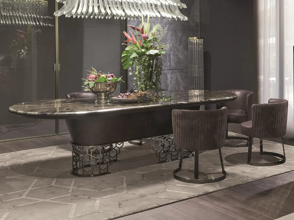 Longhi Clairmont Dining Table в интерьере