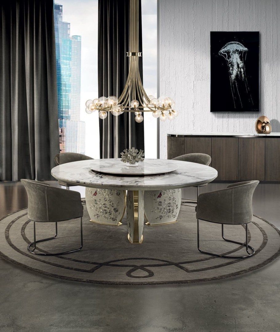 Longhi Lotus Dining Table в интерьере
