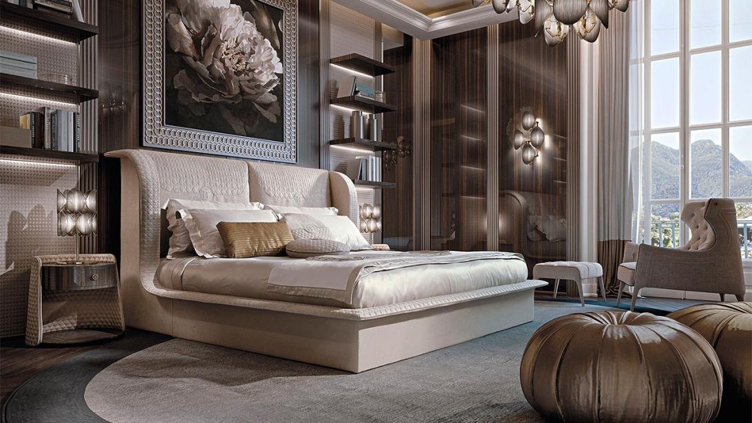 Vittoria Frigerio Contarini bedside cabinet в интерьере