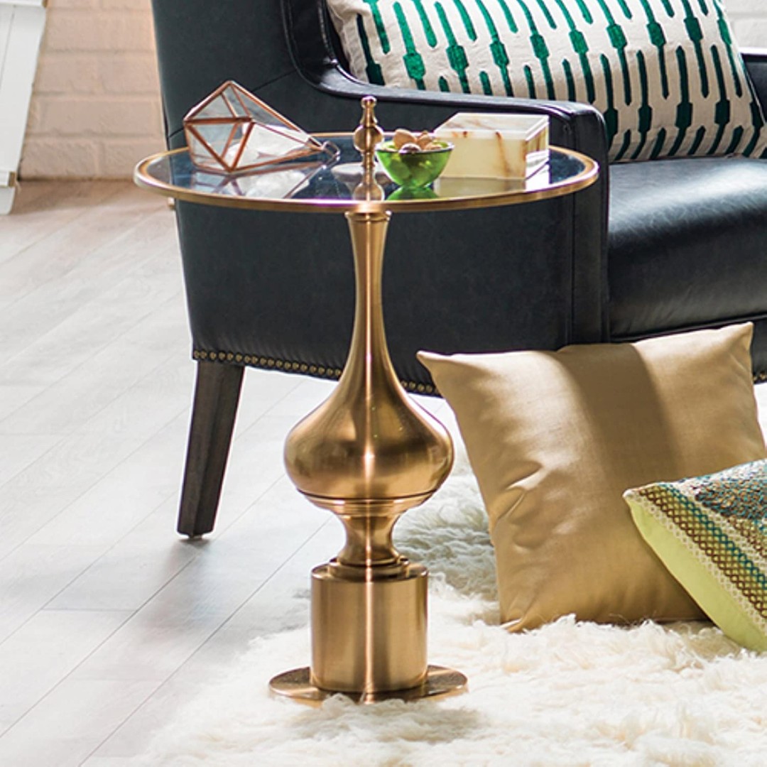 Corner table Uttermost Bertina Accent в интерьере