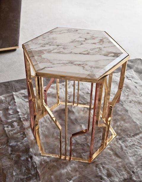 Corner table Longhi Ginza в интерьере
