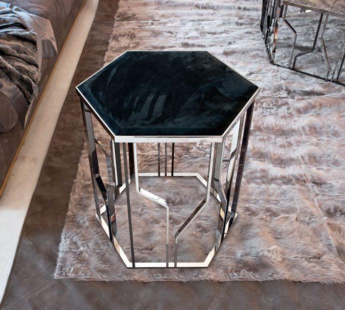 Corner table Longhi Ginza в интерьере