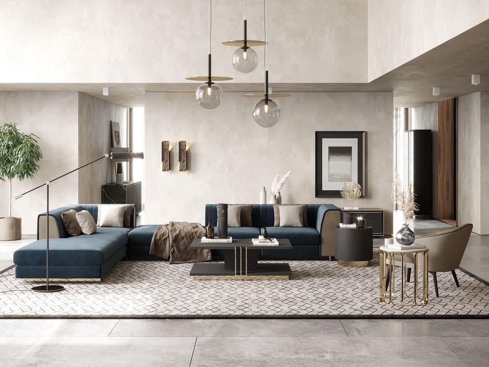 Laskasas D'Arc coffee table в интерьере