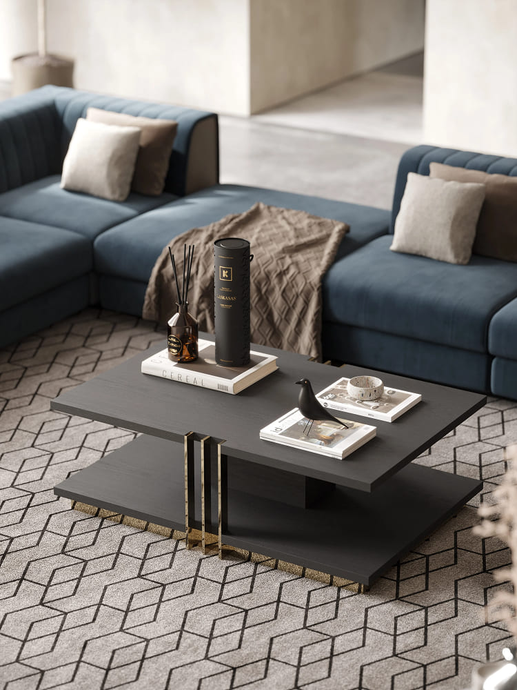Laskasas D'Arc coffee table в интерьере