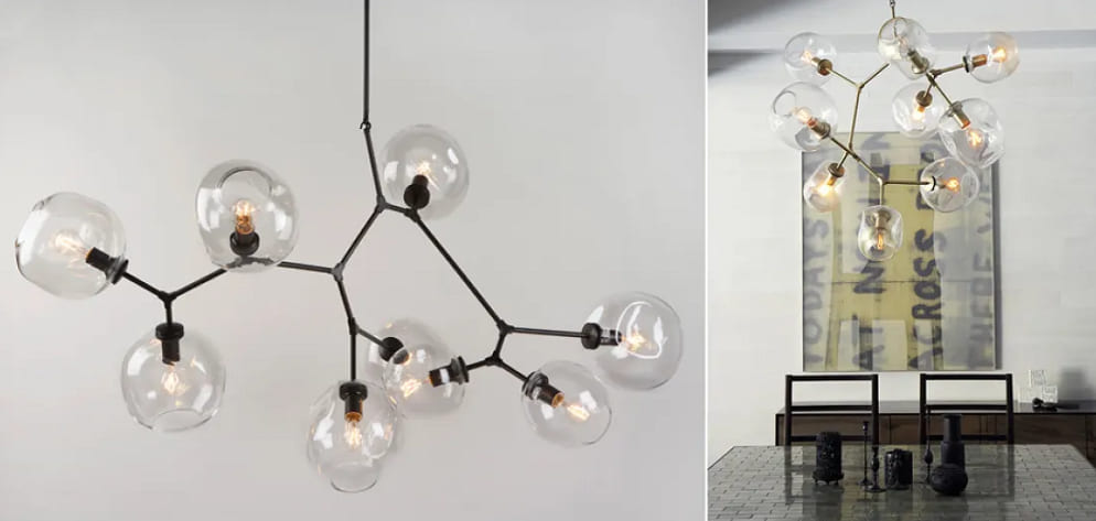 Lindsey Adelman Bubble Chandelier в интерьере