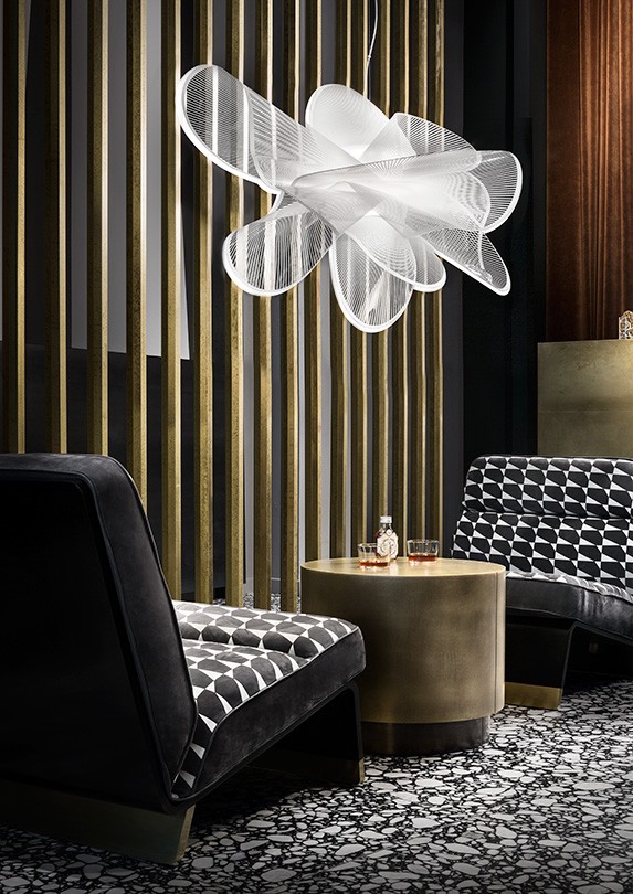 Pendant light Slamp LA в интерьере