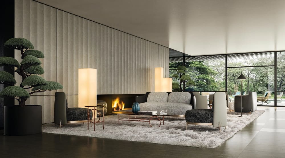 Sofa Minotti Tape в интерьере
