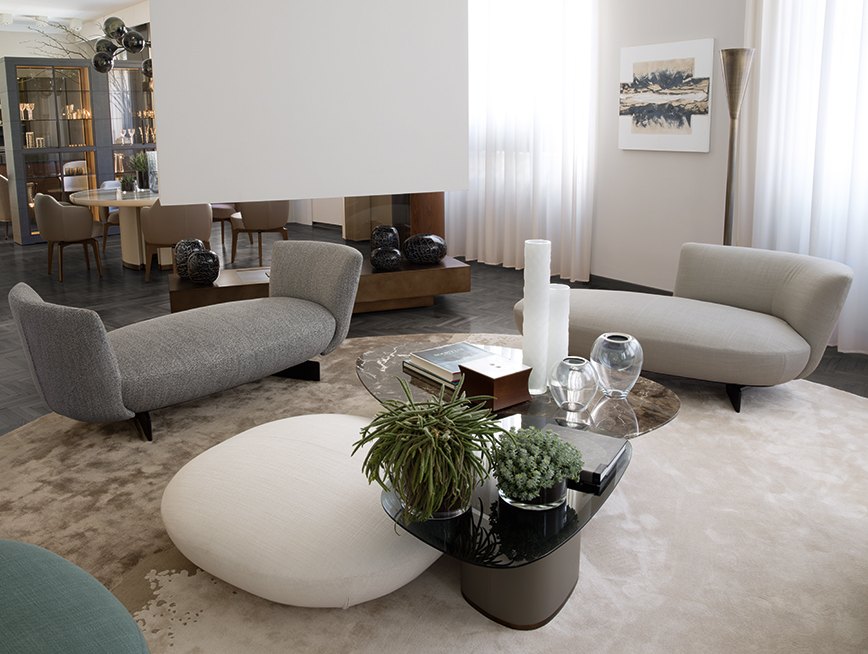 Banquette Giorgetti Galet 2 в интерьере