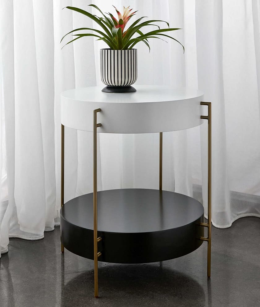 Corner Table Uttermost Day And Night в интерьере