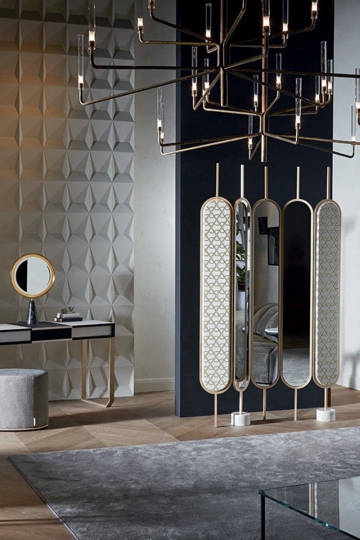 Gallotti&Radice Chloe screen. в интерьере