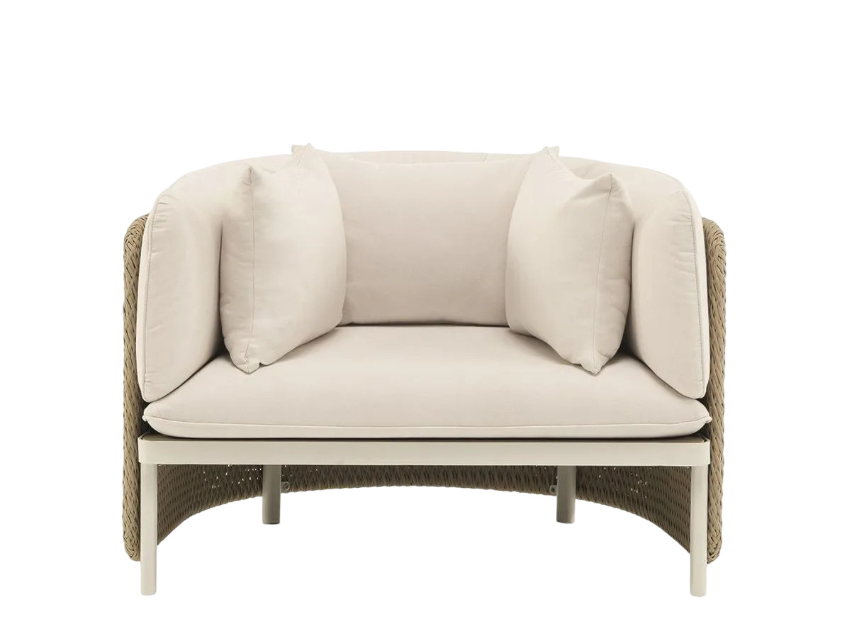 Outdoor armchair ETHIMO Esedra в интерьере