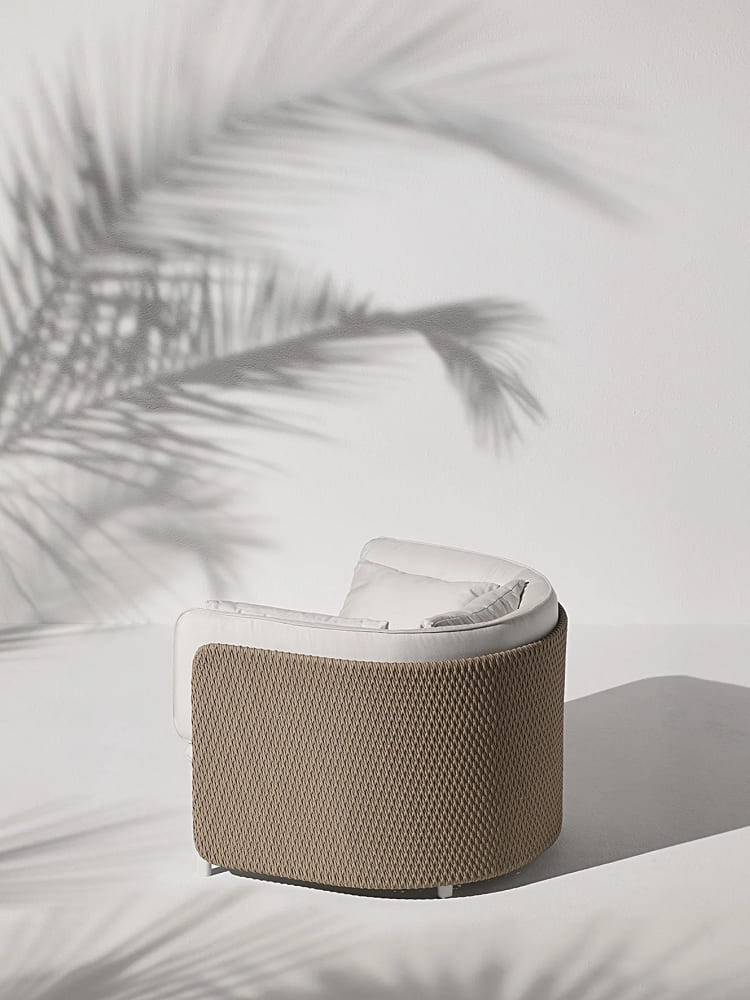 Outdoor armchair ETHIMO Esedra в интерьере