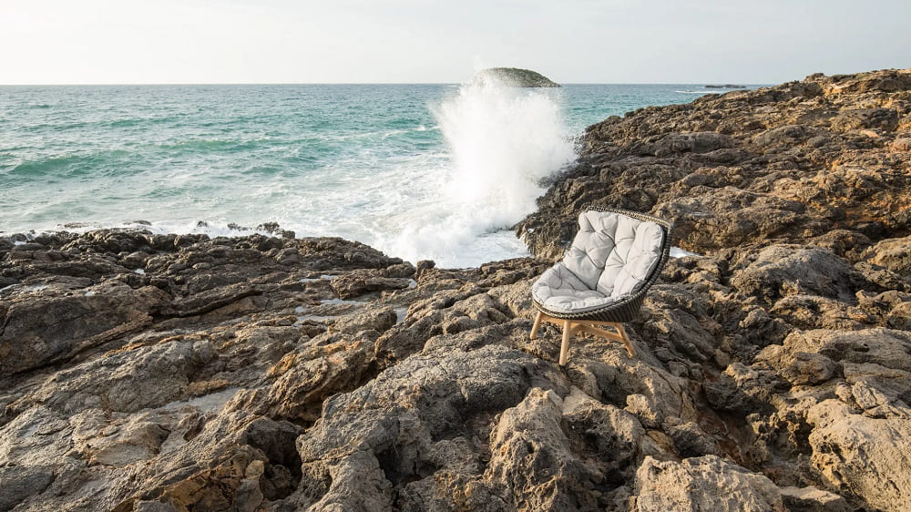 Outdoor armchair Dedon Wing в интерьере