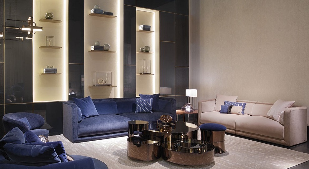 Sofa Fendi Conrad в интерьере