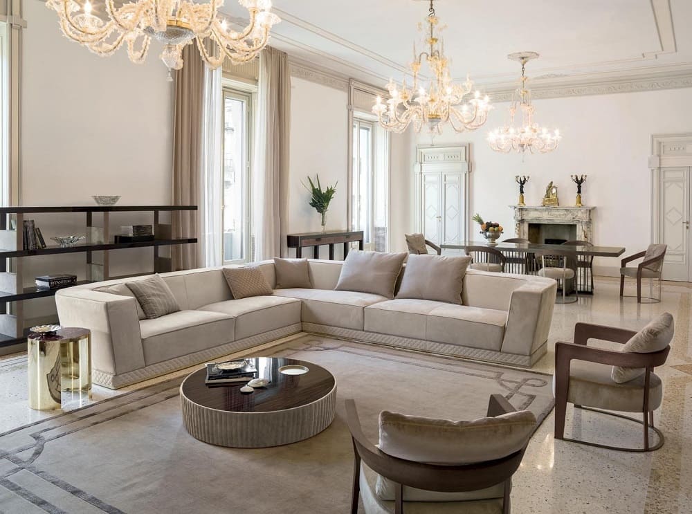 Sofa LONGHI Welles в интерьере