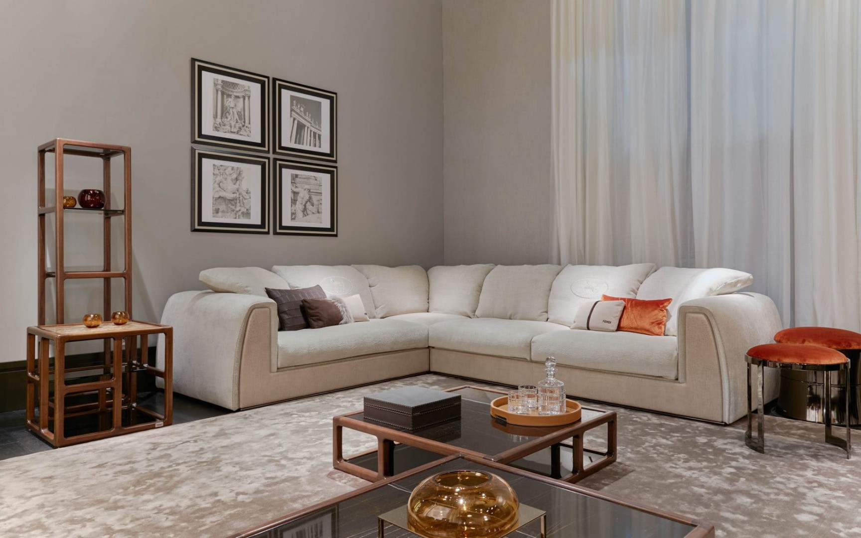 Sofa Fendi Pagoda в интерьере