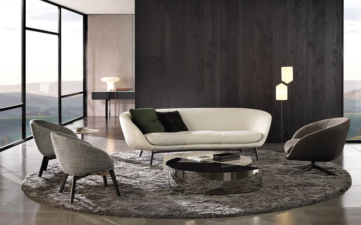 Sofa Minotti Russell в интерьере