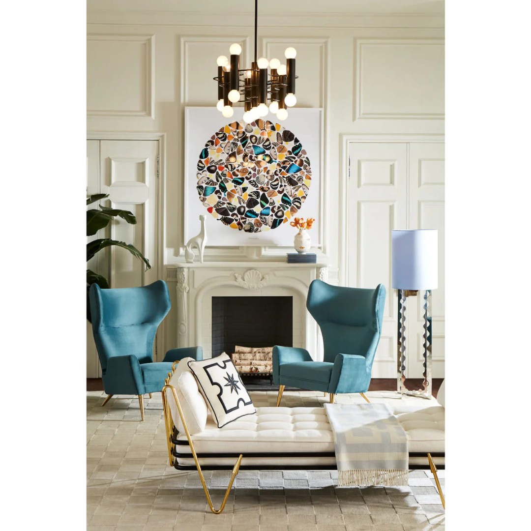 Banquette Jonathan Adler Maxime в интерьере