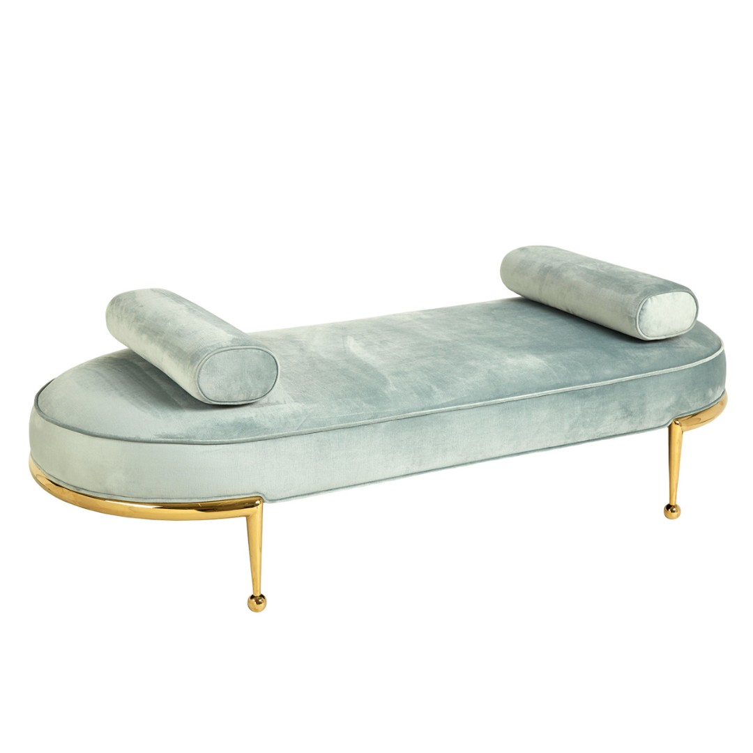 Banquette Jonathan Adler Charade Capsule в интерьере