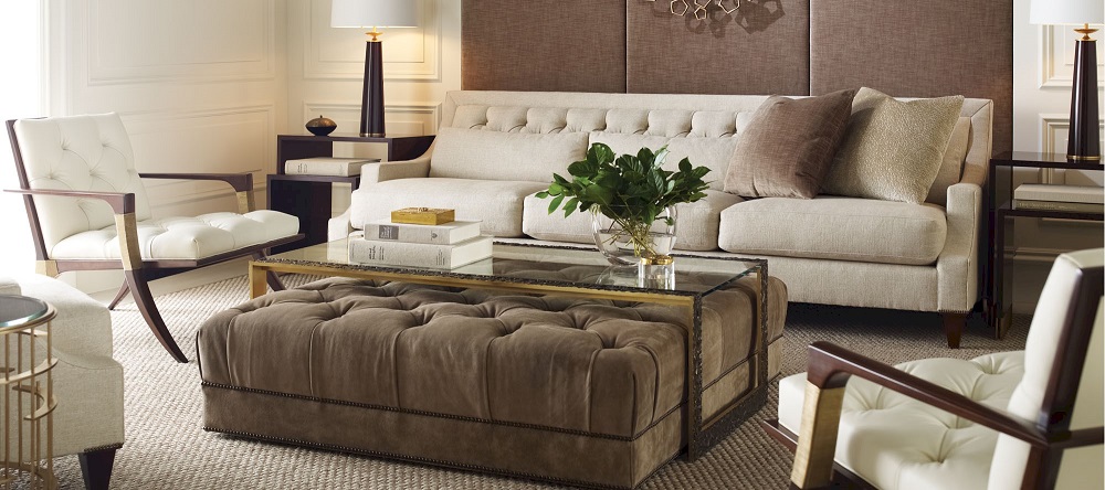 Baker Athens Tufted Armchair в интерьере