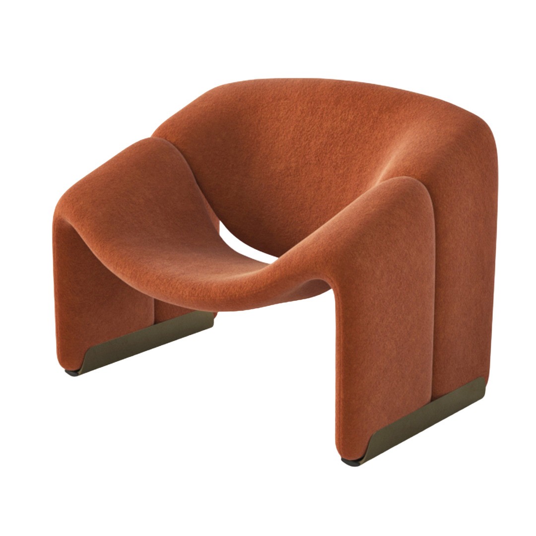 Armchair Pierre Paulin Vintage F598 в интерьере