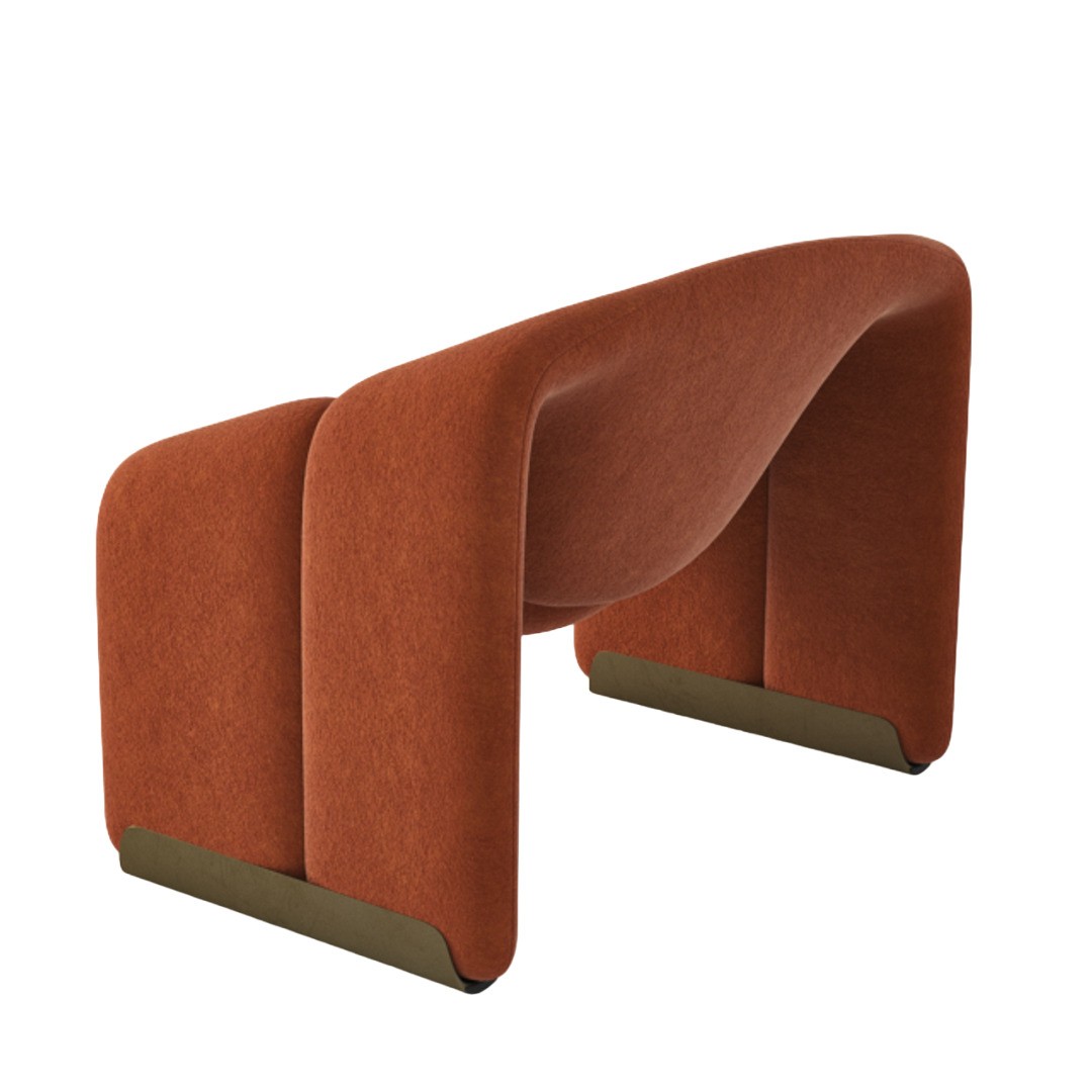Armchair Pierre Paulin Vintage F598 в интерьере