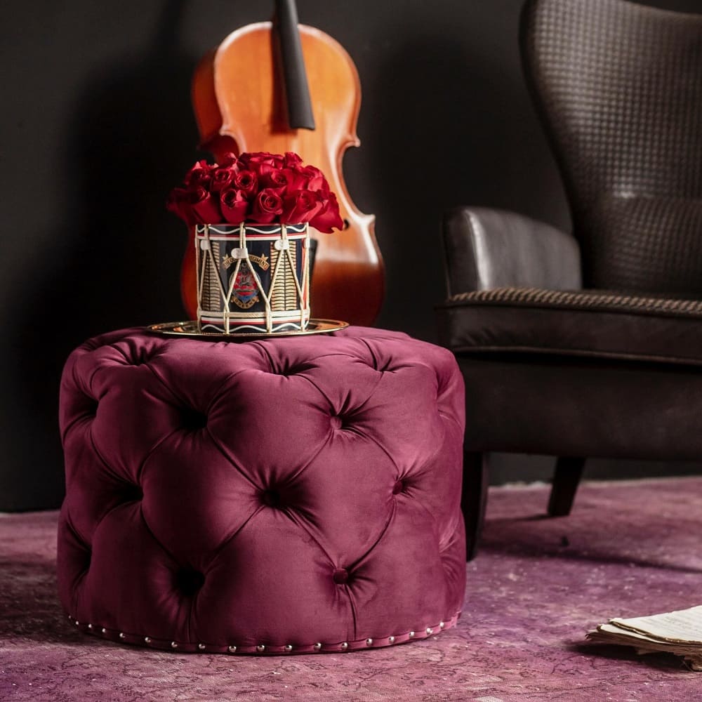 Pouf Timothy Oulton Lord Digsby в интерьере