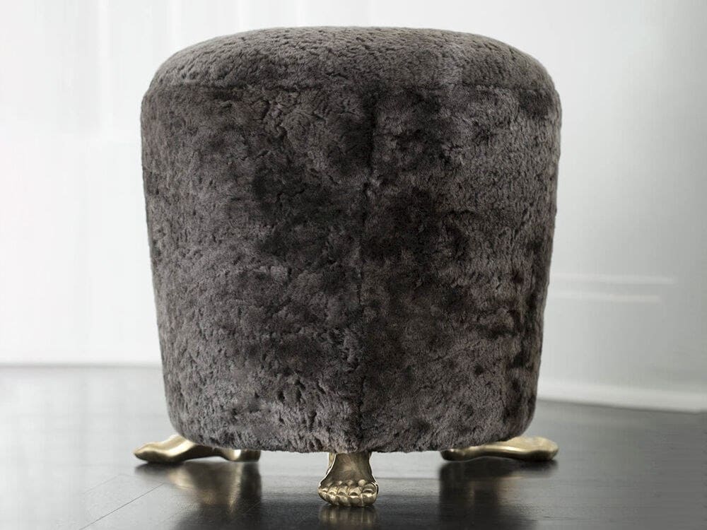 Kelly Wearstler Foot Pouffe в интерьере
