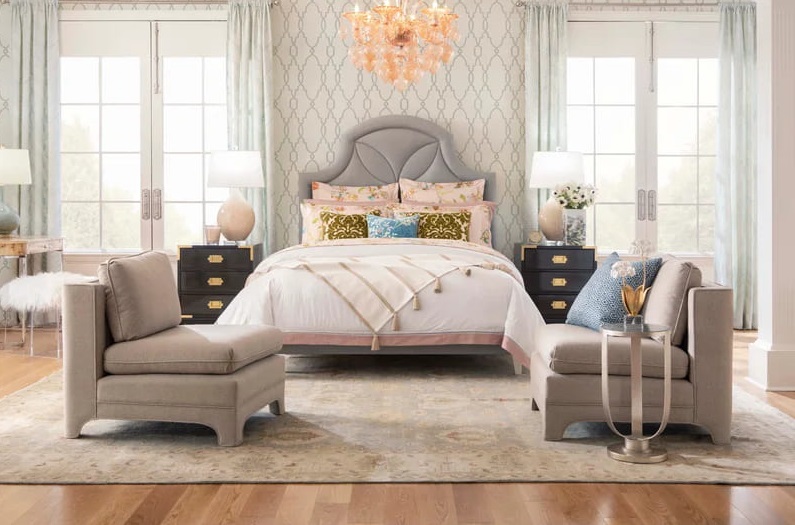 Bernhardt Calista Bed в интерьере