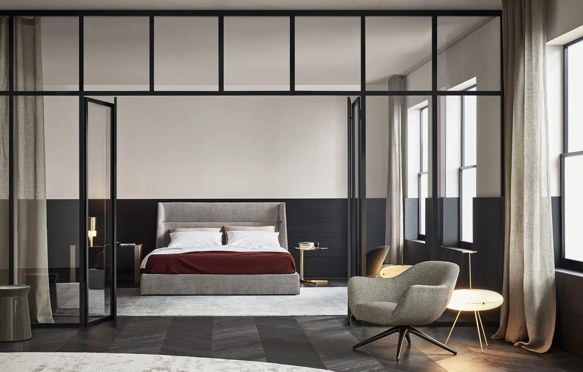 Bed Poliform Chloe в интерьере