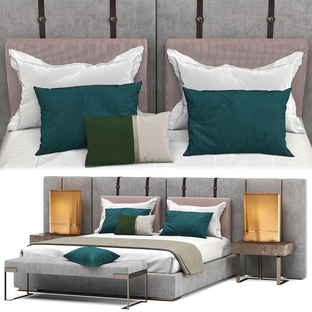 Fendi Halston Bed в интерьере