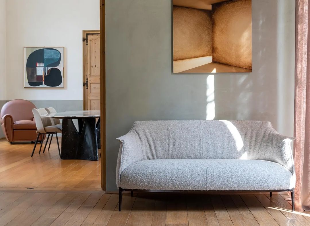 Office sofa Poltrona Frau Archibald в интерьере