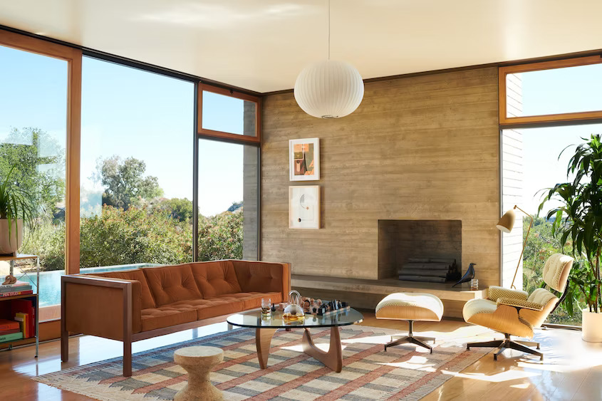 Herman Miller Eames office chair в интерьере