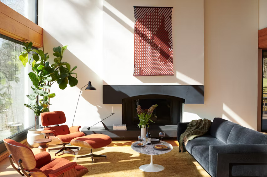 Herman Miller Eames office chair в интерьере