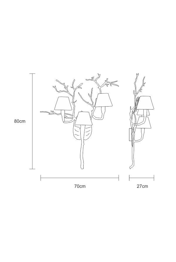 SERIP Fascinium AP1385/3 wall lamp в интерьере