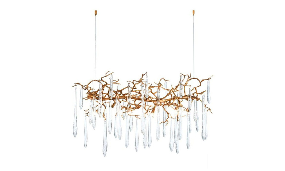 SERIP Aqua Makrama Chandelier