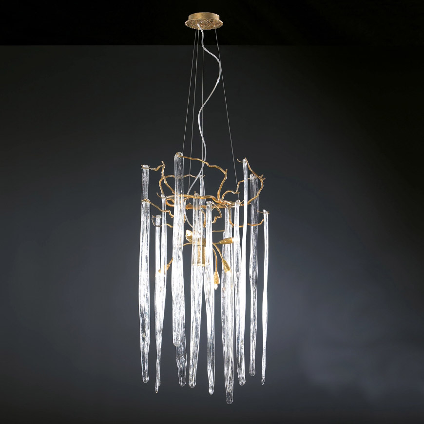 SERIP Waterfall chandelier CT3296/9 в интерьере