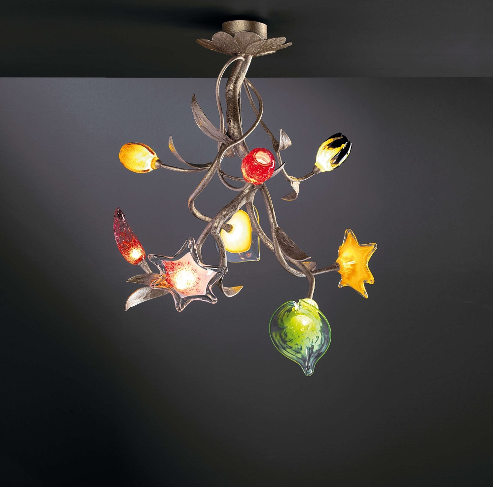 Chandelier SERIP Bouquet CT3200/8 в интерьере