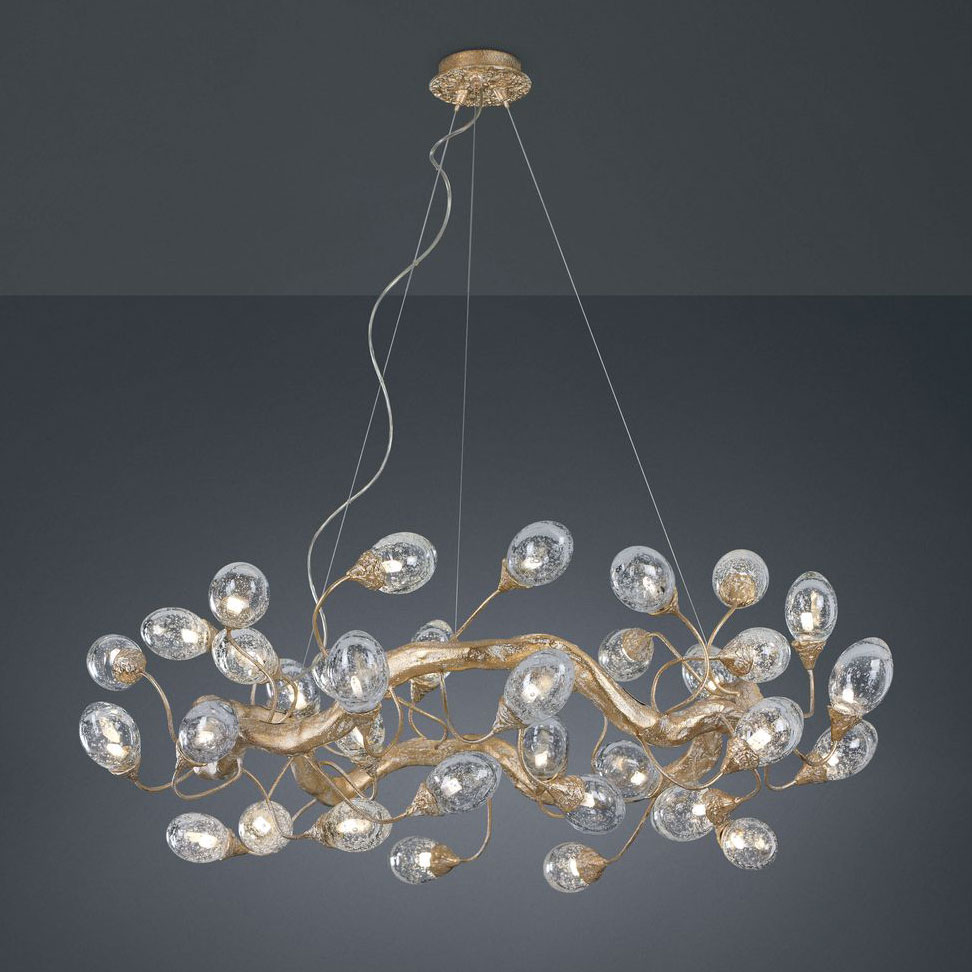 SERIP Lotus chandelier CT3402/36 в интерьере