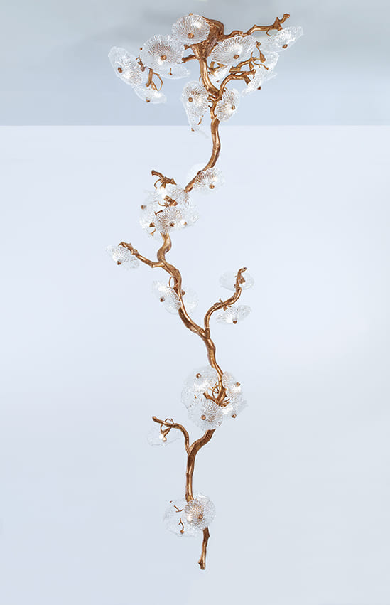 SERIP Nenufar chandelier CT3384/18 в интерьере