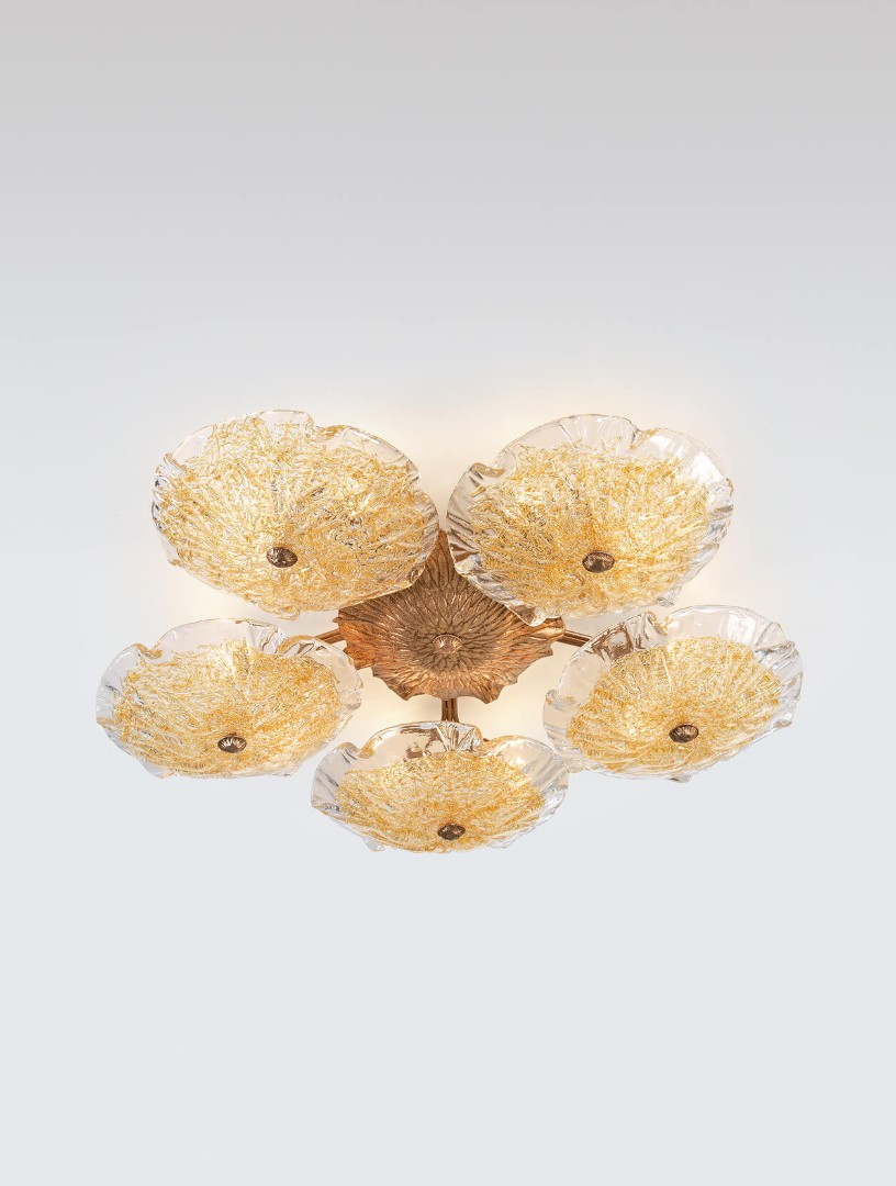 Chandelier SERIP Nenufar PL318/10 в интерьере