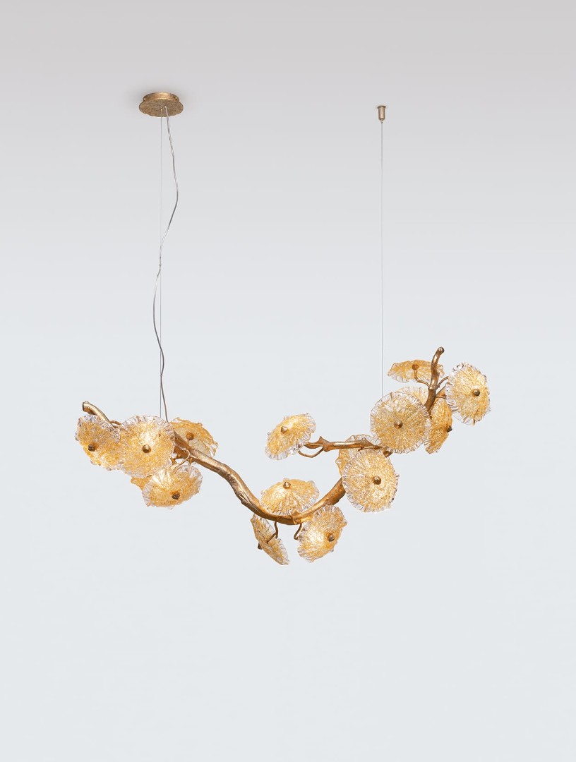 SERIP Nenufar chandelier CT3377/12 в интерьере