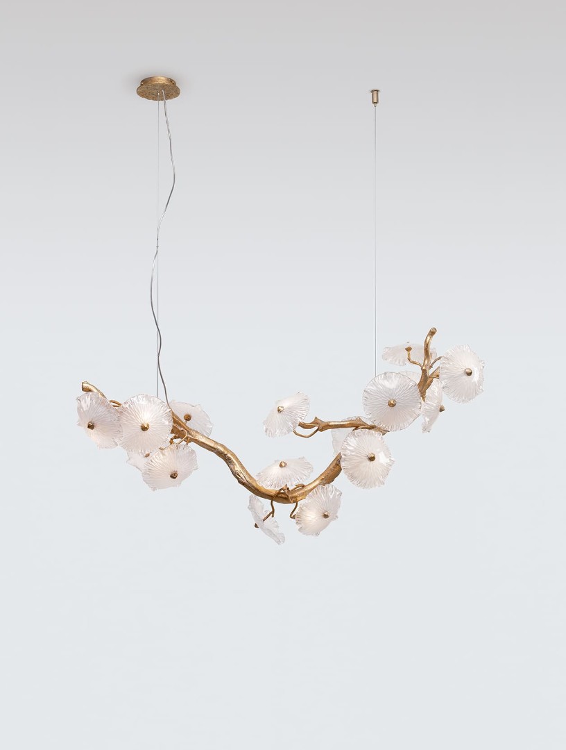 SERIP Nenufar chandelier CT3377/12 в интерьере