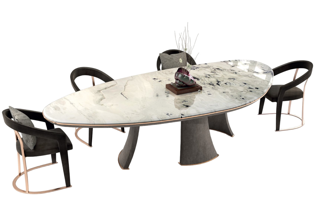 Longhi Damien Dining Table в интерьере