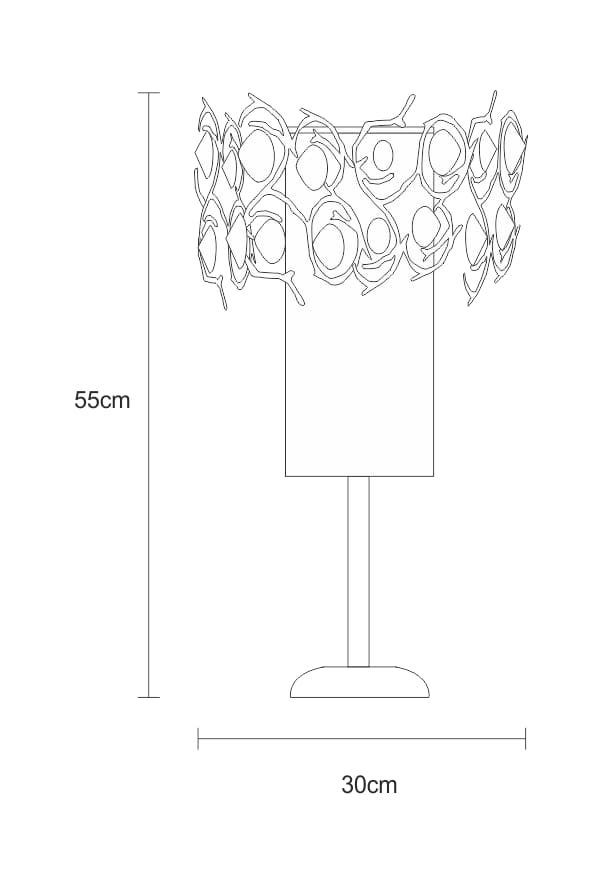 SERIP Diamond 6015 Table Lamp в интерьере