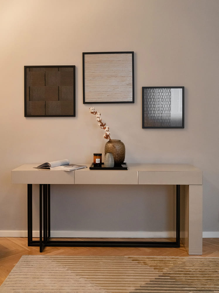Console MERIDIANI Quincy в интерьере