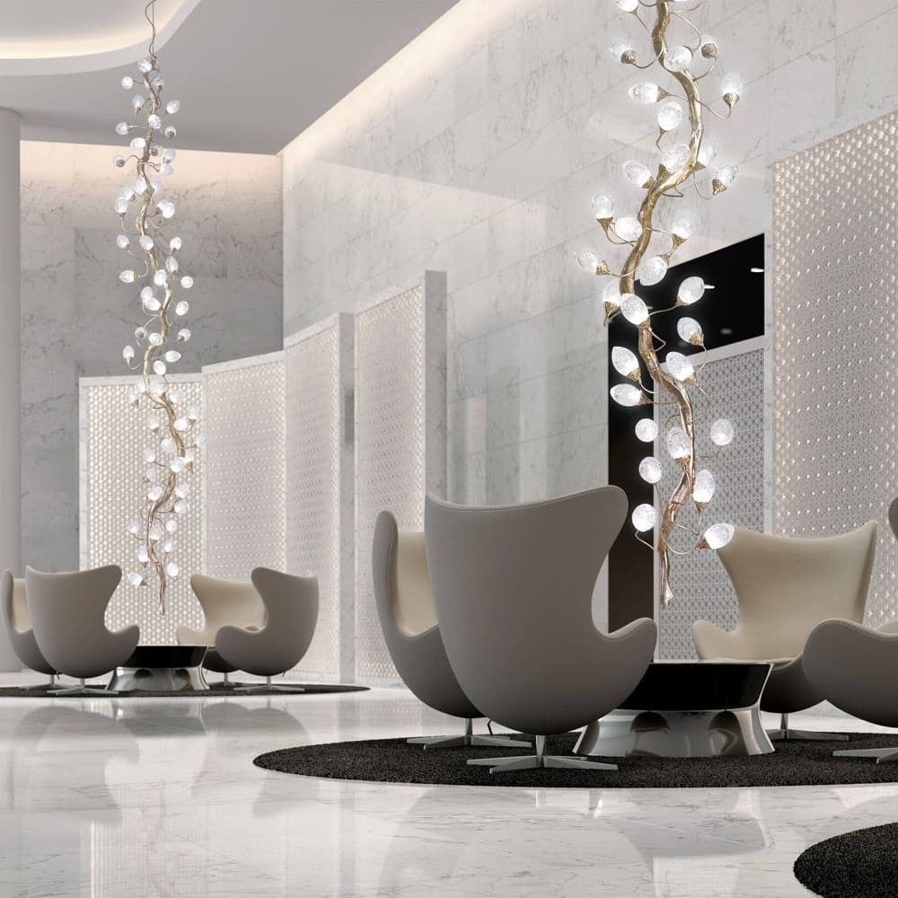 Pendant light SERIP Lotus CT3372/59 в интерьере