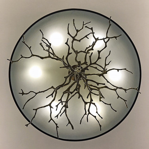 Global Views Twig Pendant Light в интерьере
