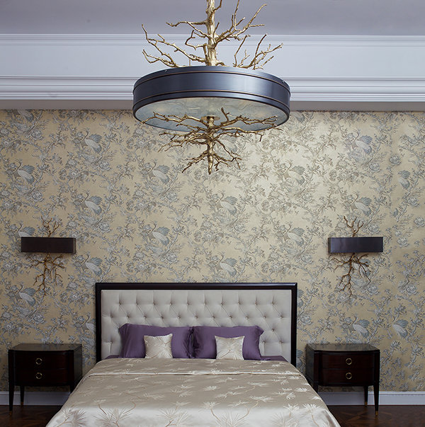 Global Views Twig Pendant Light в интерьере
